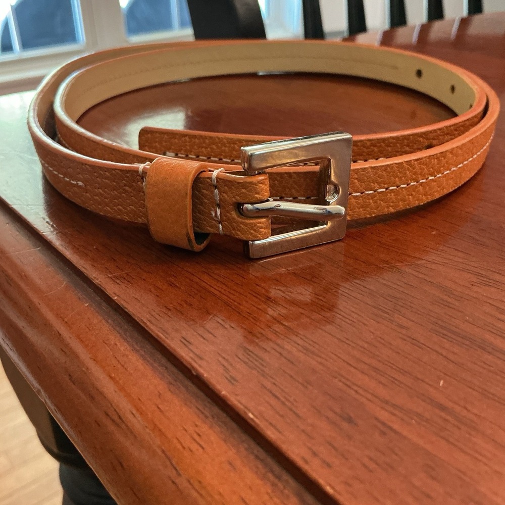 Via Spiga Women Tan Genuine Italian Leather Belt XL